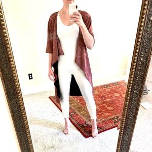 BNWT S pink floral kimono cardigan lularoe Shirley